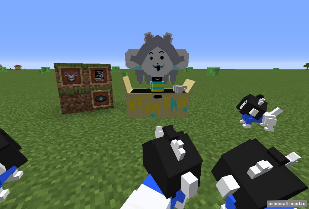 Мод Undertale Mod для Minecraft 1.16.5