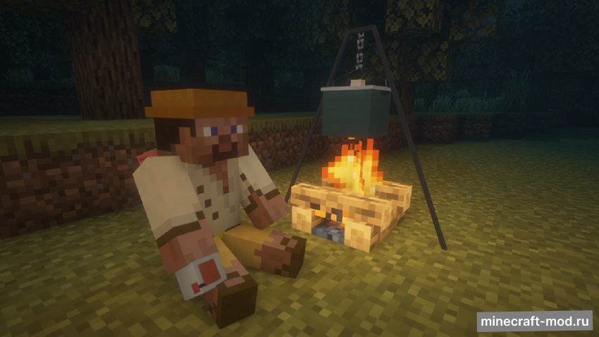 Мод CampMod для Minecraft 1.18.2, 1.16.5
