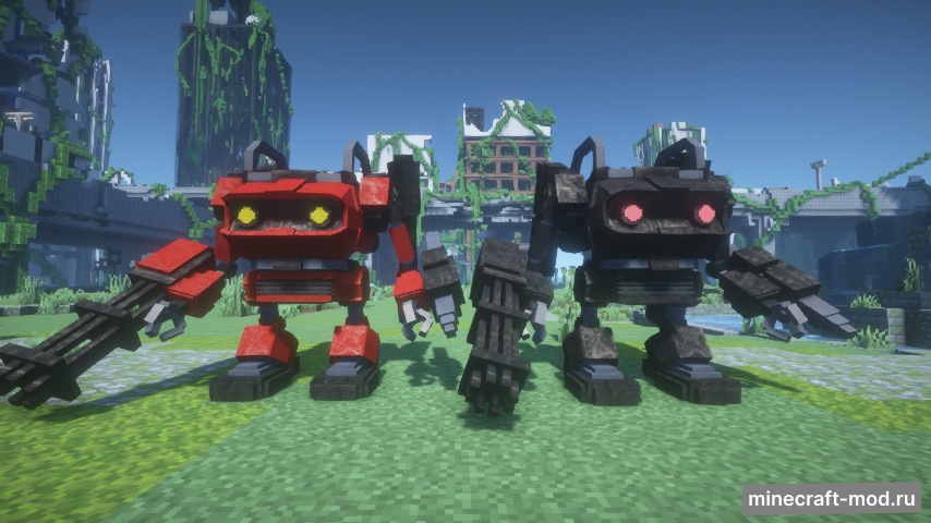 Мод Pomkots Mechs для Minecraft 1.20.1