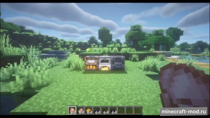 Мод Burning Furnace для Minecraft 1.20.1, 1.19.4, 1.19.2,  ...