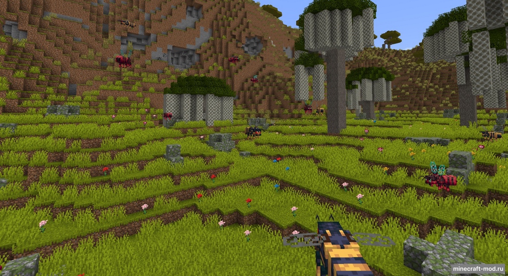 Мод Dangerous Wasps для Minecraft 1.19.4, 1.18.2
