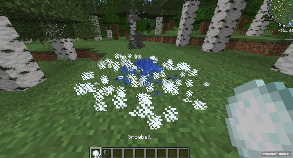 Мод Useful Snowball для Minecraft 1.21, 1.20.4, 1.20.3,  ...