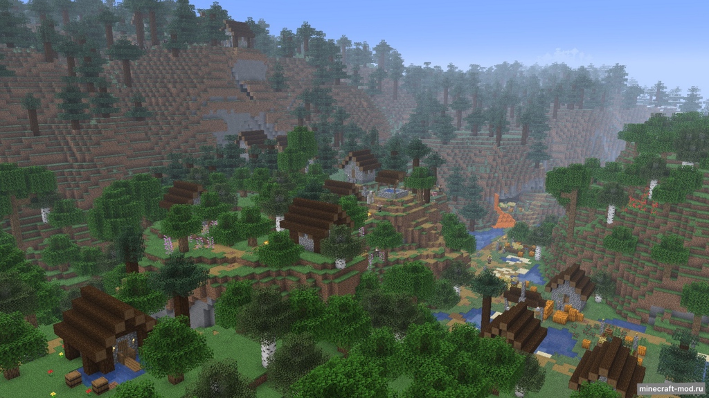 Мод Varied Village Sizes для Minecraft 1.20.4, 1.20.3, 1.20.2,  ...