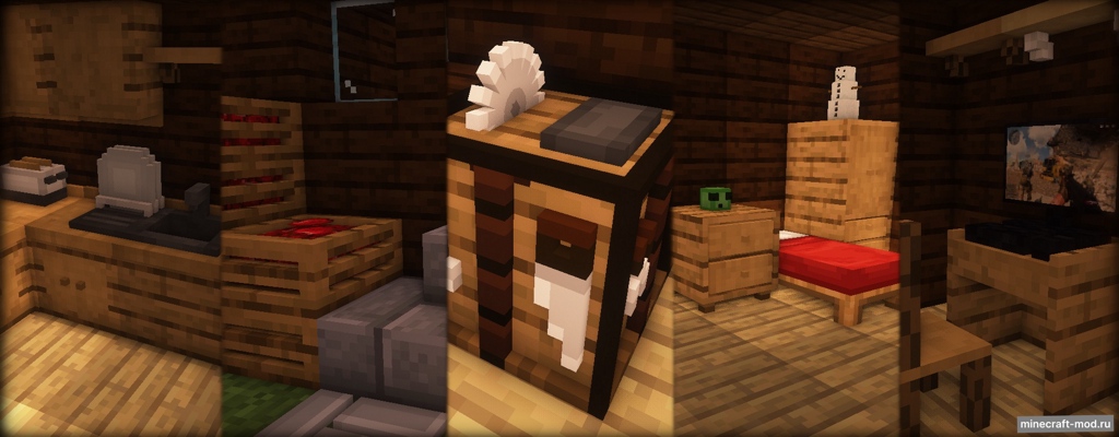 Мод LYIVX'S Furniture для Minecraft 1.20.1, 1.19.4, 1.19.2,  ...