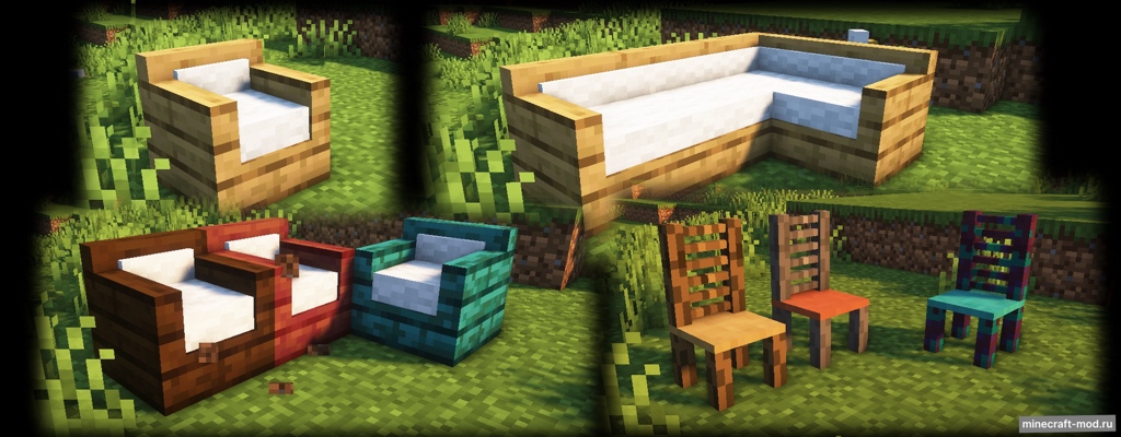 Мод LYIVX'S Furniture для Minecraft 1.20.1, 1.19.4, 1.19.2,  ...