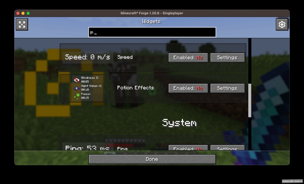 Мод BoxHud для Minecraft 1.21.5, 1.21.4, 1.21.3,  ...