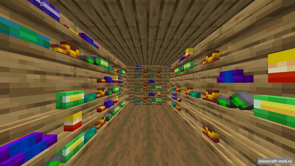 Мод Shelving для Minecraft 1.20.1