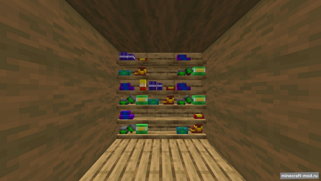 Мод Shelving для Minecraft 1.20.1