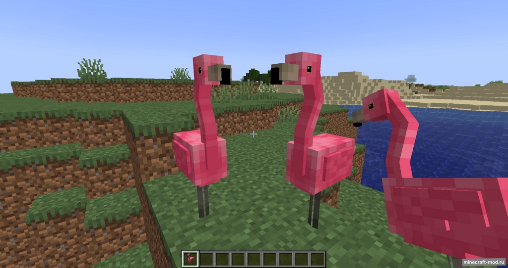 Мод SCP-1507, Pink Flamingos для Minecraft 1.20.1, 1.19.4, 1.19.2