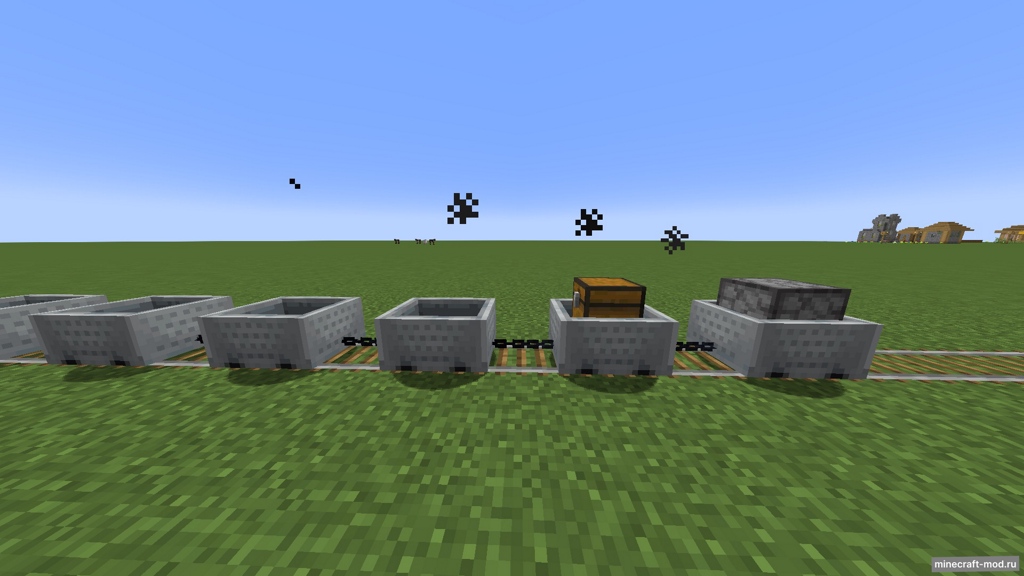 Мод Modern Minecarts для Minecraft 1.20.2, 1.20.1, 1.19.4,  ...