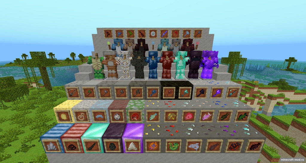 Мод Aquatic Craft - Overworld Edition для Minecraft 1.20.1, 1.16.5