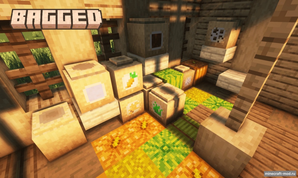 Мод Bagged для Minecraft 1.20.4, 1.20.1, 1.19.2