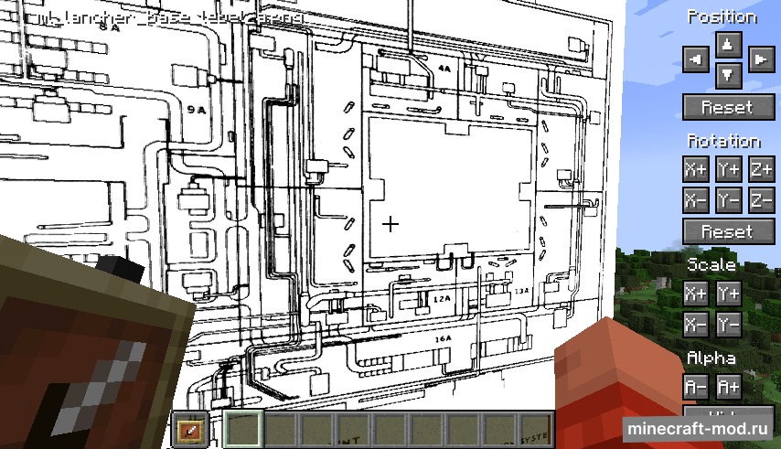 Мод Blueprints для Minecraft 1.21.1, 1.21, 1.20.4,  ...