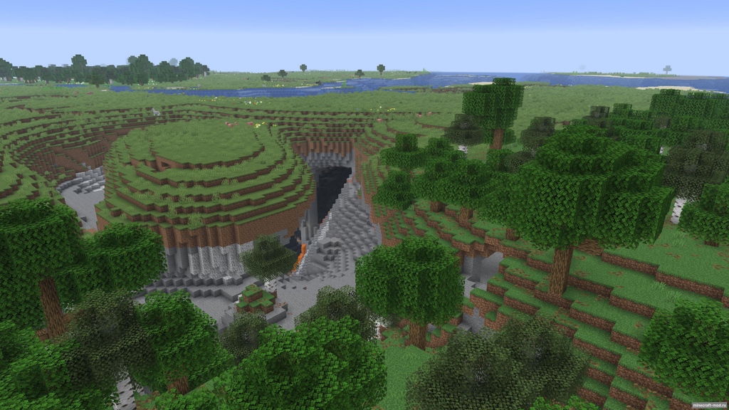 Мод Flat Dimensions для Minecraft 1.21.8, 1.21.7, 1.21.6,  ...