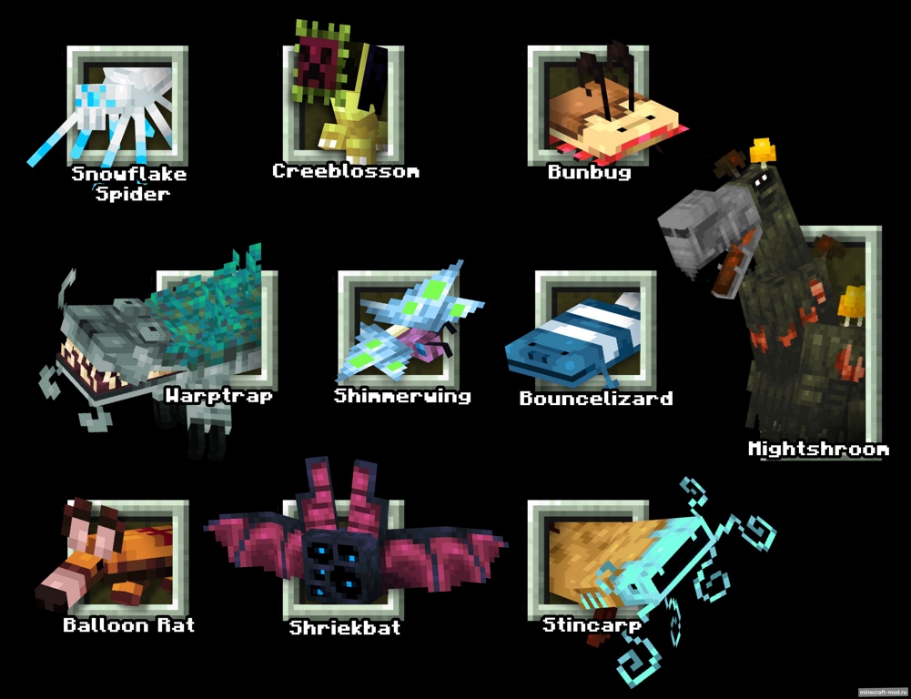 Мод More Critters для Minecraft 1.20.1