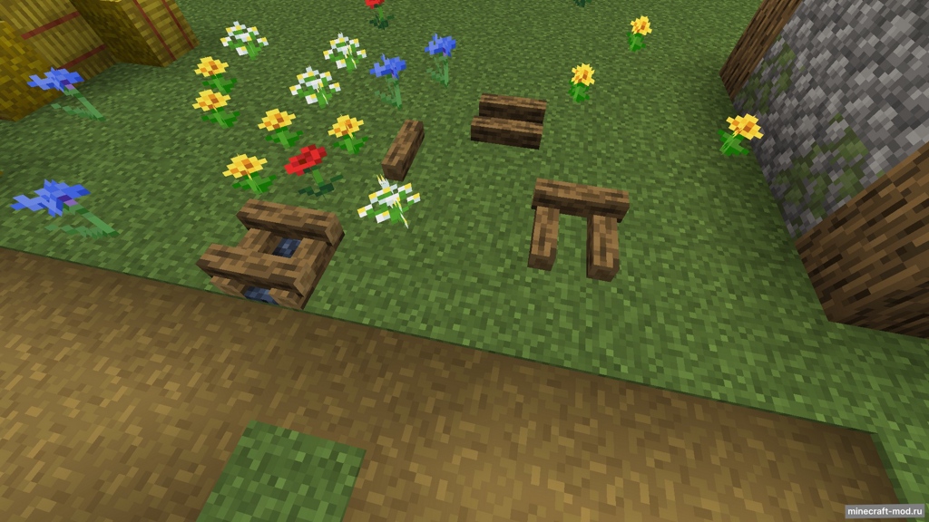 Мод Build Your Campfire для Minecraft 1.20.1