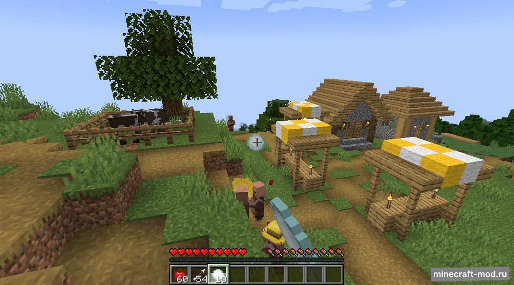 Мод Enhanced Throwables для Minecraft 1.20.1