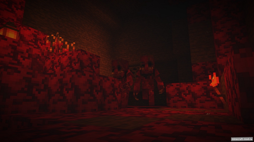 Мод The Flesh That Hates для Minecraft 1.20.1, 1.19.2