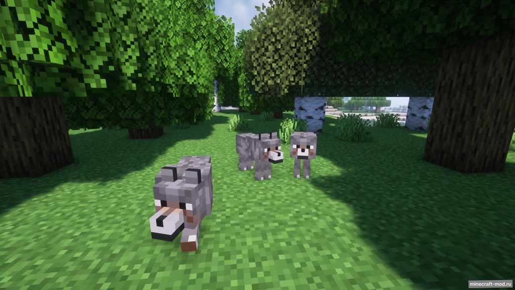 Мод Cozy's Improved Wolves для Minecraft 1.20.6, 1.20.1, 1.20,  ...