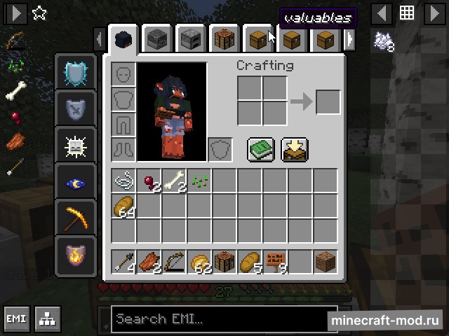 Мод Tinkerer's Inventory Tabs для Minecraft 1.21.1, 1.21, 1.20.1,  ...