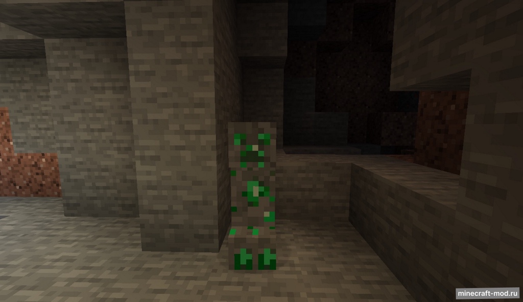 Мод Ore Creeper для Minecraft 1.21.4, 1.21.3, 1.21.1,  ...