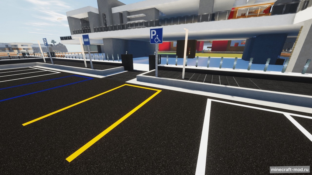 Мод Landk city streets для Minecraft 1.20.1 (x512), 1.20.1 (x256)