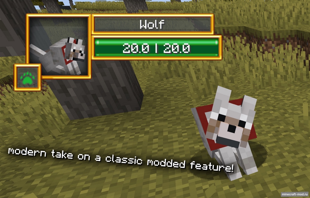 Мод Rеtrо Damage Indicators для Minecraft 1.20.1