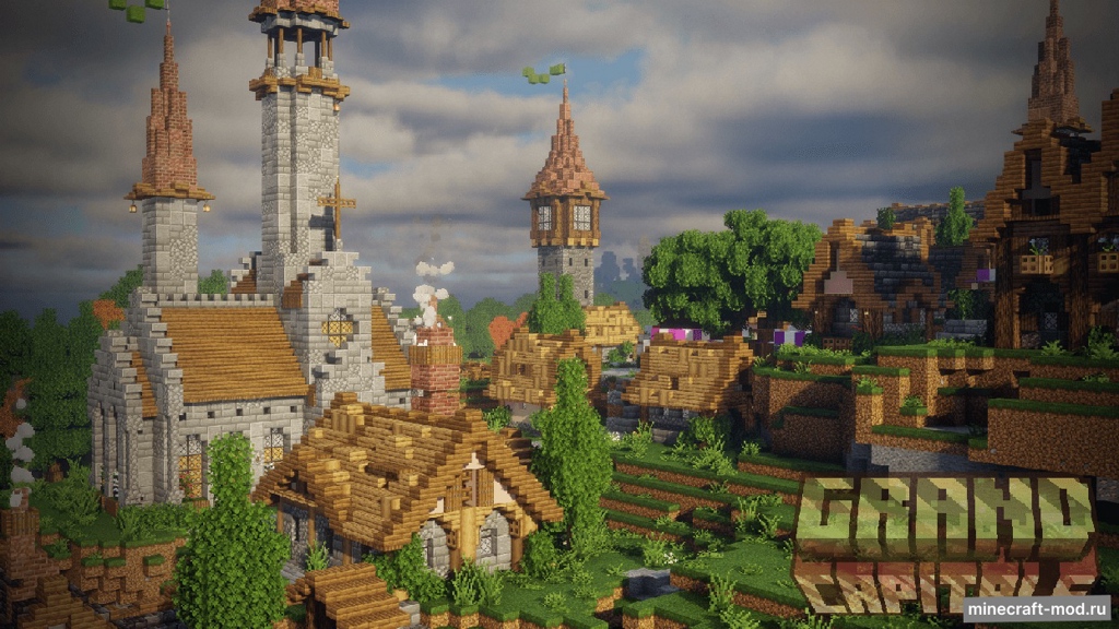 Мод Luki's Grand Capitals для Minecraft 1.21.3 - 1.19, 1.21.1 - 1.19