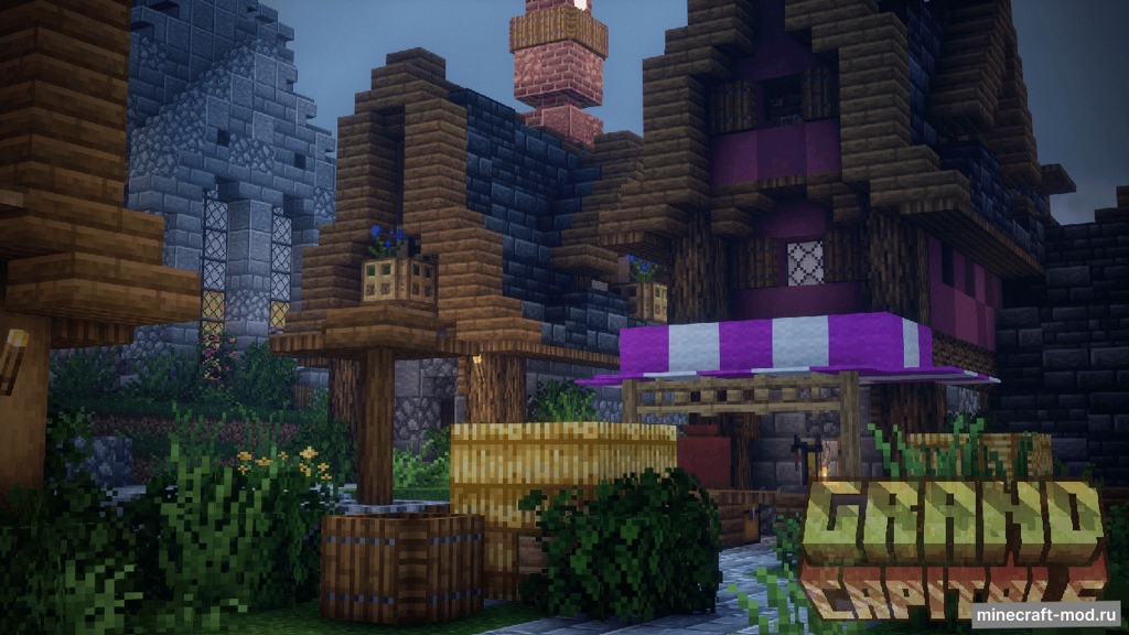 Мод Luki's Grand Capitals для Minecraft 1.21.3 - 1.19, 1.21.1 - 1.19