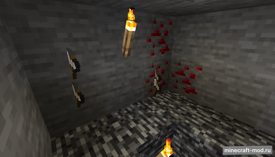 Мод Weapon Throw для Minecraft 1.20.1, 1.18.2, 1.18.1,  ...