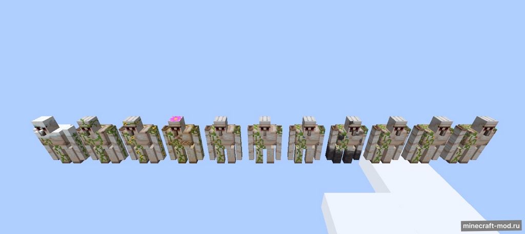 Мод Biome Golems для Minecraft 1.21, 1.20.6, 1.20.4