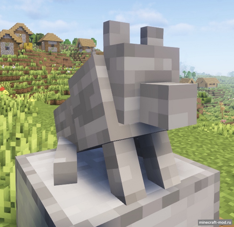 Мод Mob Statues для Minecraft 1.20.4, 1.20.1