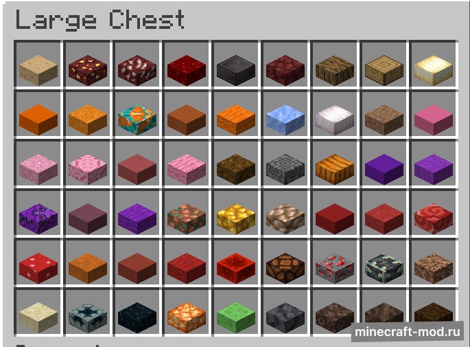 Мод MysticRift: More Slab Variants для Minecraft 1.21.1, 1.21, 1.20.6,  ...