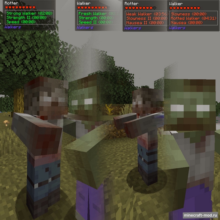 Мод Walkers для Minecraft 1.20.1