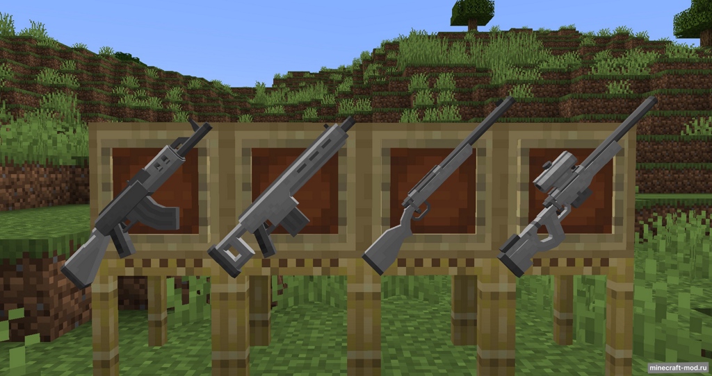 Мод NineZero's Gun Expansion для Minecraft 1.19.4, 1.19.3, 1.19.2,  ...