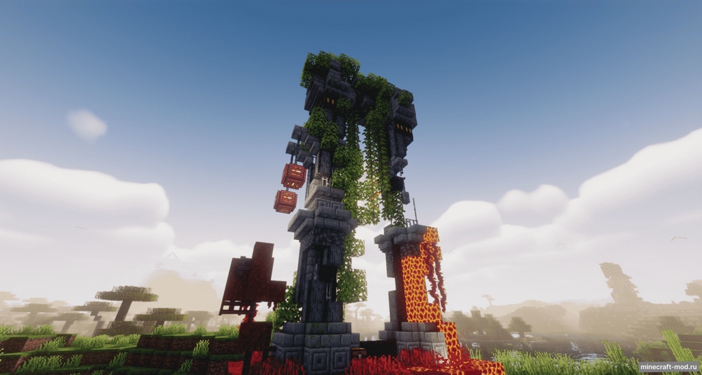 Мод Nebulus better portals для Minecraft 1.20.6, 1.20.4, 1.20.1,  ...