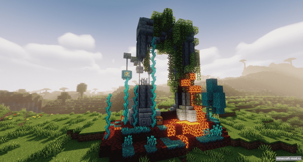 Мод Nebulus better portals для Minecraft 1.20.6, 1.20.4, 1.20.1,  ...