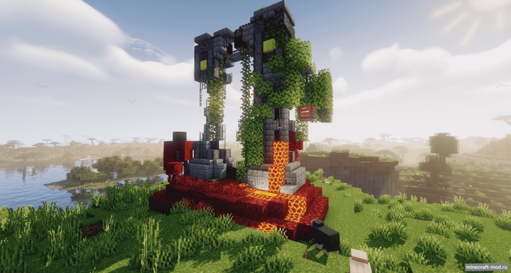 Мод Nebulus better portals для Minecraft 1.20.6, 1.20.4, 1.20.1,  ...