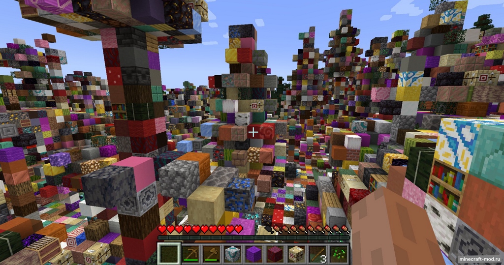 Мод Random World Blocks для Minecraft 1.20.1