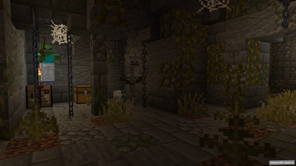 Мод MrWilfis's Forgotten Temples для Minecraft 1.20.6, 1.20.5, 1.20.4,  ...