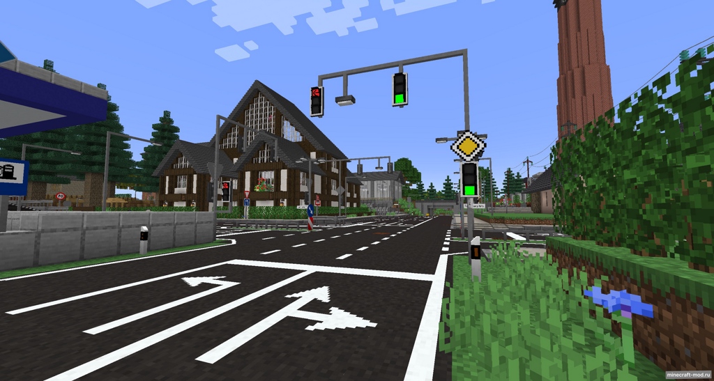 Мод TrafficCraft для Minecraft 1.21.1, 1.20.4, 1.20.1,  ...