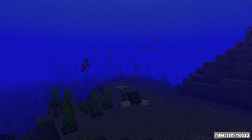 Мод Nautical Naturecraft (Sirens Of The Deep) для Minecraft 1.20.1