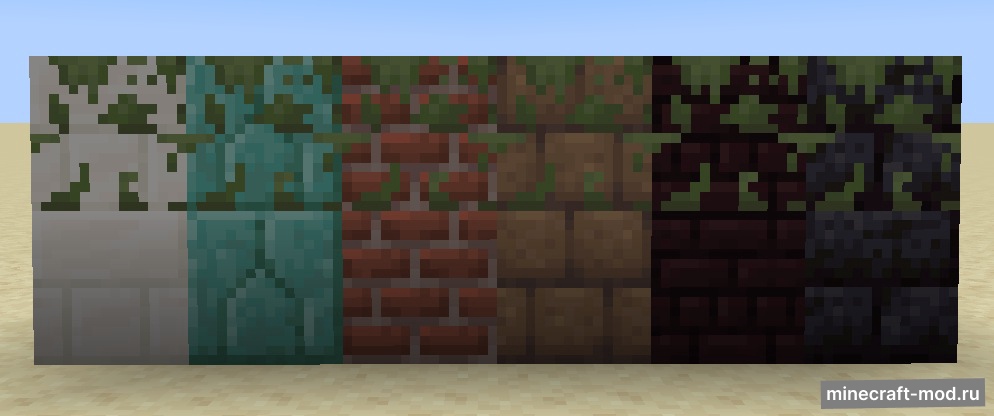 Мод Waffle's Moss для Minecraft 1.20.6