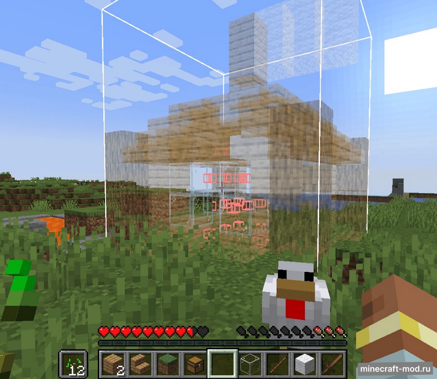 Мод Structure Survival для Minecraft 1.20.1