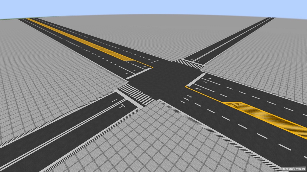 Мод NX Roads and Skyscrapers для Minecraft 1.20.1, 1.19.2