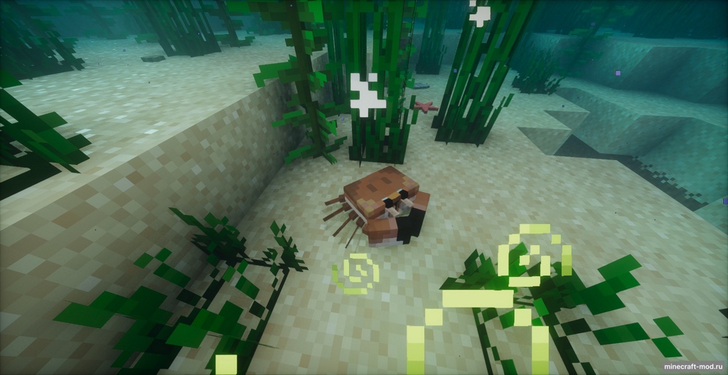 Мод More Crustacean для Minecraft 1.20.3 - 1.20.1 fabric