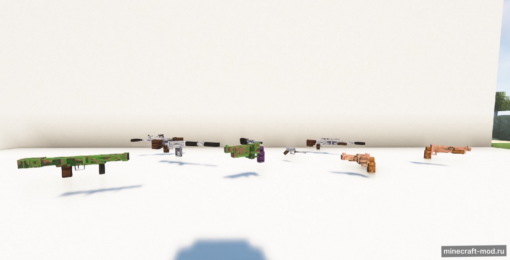Мод Copper Guns для Minecraft 1.20.1