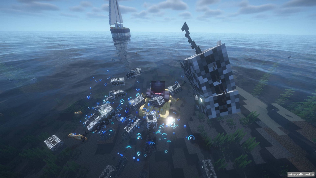 Мод Piranha Attack для Minecraft 1.19.2