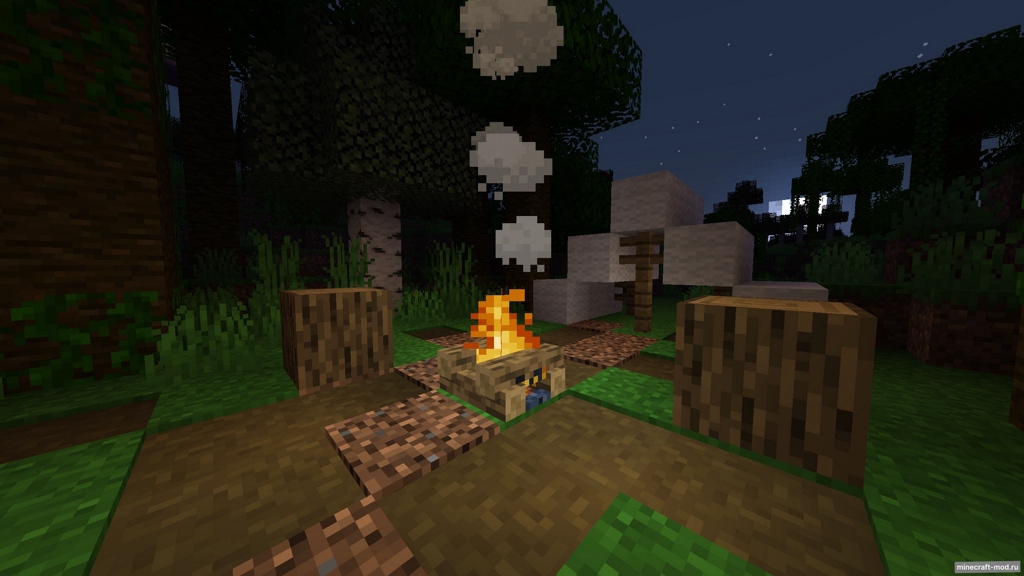 Мод Campfire Resting для Minecraft 1.20.1, 1.19.2