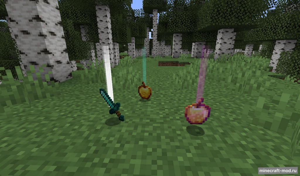 Мод Glowing Drops для Minecraft 1.20.6, 1.20.5
